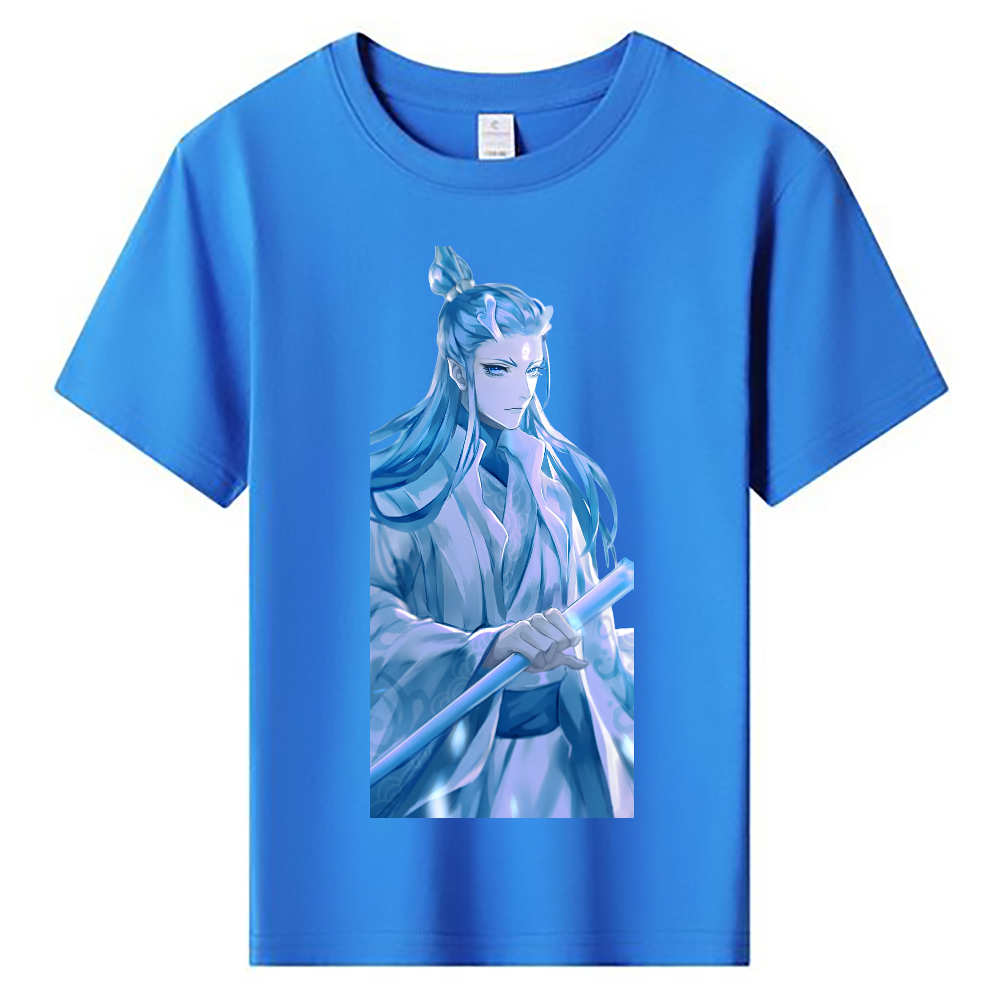 （画像用） Ne Zha 2 ナタ 魔童の大暴れ 綿100％キッズTシャツ（フロントプリント）